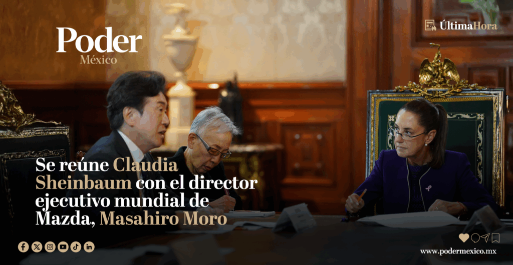 Sheinbaum se reúne con CEO de Mazda